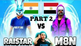 RAISTAR VS M8N MENA SERVER WHIT 4 VS 4 FIGHT 😈#garenafreefire #nonstopgaming