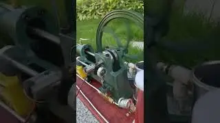 Retro Stationary Horizontal Four-stroke Gasoline Engine - EngineDIY