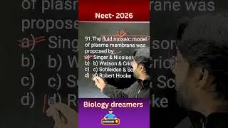 @biologydreamersshorts👉Explosive Preparation NEET 2026 -MCQS #neet #2026 #mbbs #biology #education