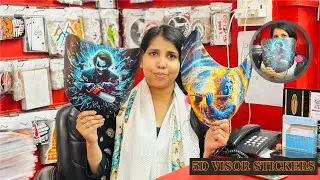 Wholesale Bike Visor Stickers | Custom Designs | SPLENDOR | PULSAR | PULSAR  N | R15 |