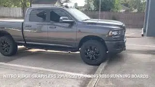 Ram 2500 stock wheels 295/65/20 Nitto Ridge Grapplers