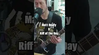 Check out this Matt Heafy riff of the Day from the Trivium song 