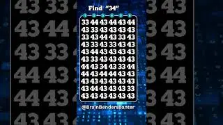 Test Your Observation Skills With This FAST Number Game! #shorts