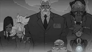 OVERWATCH comic: Funeral