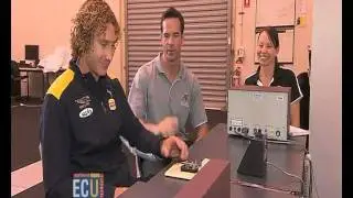 Eagle Vision - ECU Exercise and Sports Science - Reaction time with Matthew Priddis