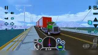 Caterpillar CT680 - Hauling Road Train - Truck Simulator USA Evolution | Gameplay