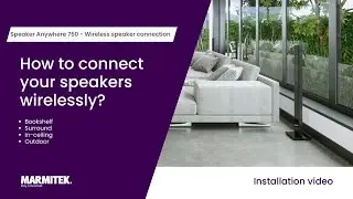Wireless speaker connection for all types of speakers - Speaker Anywhere 750