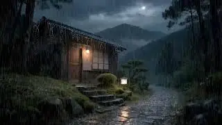Sueña como Bebé 🌙 Lluvia en Choza de Campo para Relajar el Alma 💤