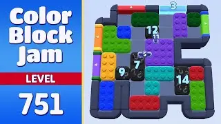 Color Block Jam Level 751 | Every Puzzle Solved! 🎯