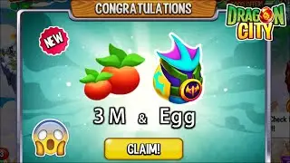 Dragon City - Claims 3 Million Foods + Crevasse Dragon | ARENA REWARDS 😱