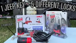 The Only Lock You'll Need - BOLT Lock & Jeep Key