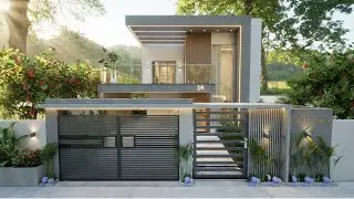 Modern Two-Story House | 3 Bedrooms with Pool + Floor Plan
