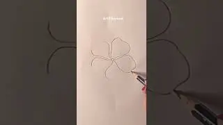 Periwinkle flower drawing #shorts