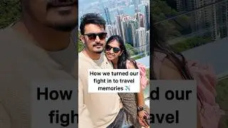 Turned Our Fights Into Travel Goals💸✈️|#CoupleComedy #RelationshipGoals#TamilShorts #sabaridheepika