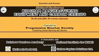 Biochar Manufacturing and Carbon Credits | Question and Answer