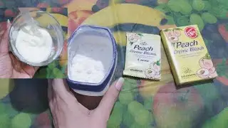 Skin Whitening With Bleach Cream | Peach Bleach Cream | Nadia Javed