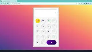 Calculator With JavaScript HTML CSS
