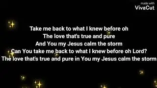 Show the signs by Montell Fish lyric video