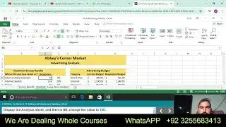 Excel 3A and 3B Simulation Exam | MYITLAB Pearson Excel Final Simulation Exam | Excel Simulations