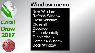Corel draw 2017 class 115 window menu  Urdu/Hindi