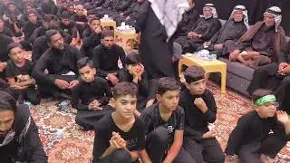 مجلس عزاء العباس اليوم السابع من محرم بحضور الشيخ عباس الكناني/ البصرة/ قضاء المدينه /منطقة السودان