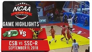 NCAA 94 MB: CSB vs. SSC-R | Game Highlights | September 11, 2018