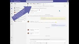 Search and Pin a Teams Chat Message