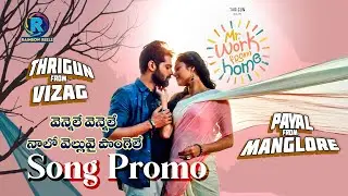 Mr. WORK from HOME | Vennele Vennele Chandassu Promo Song | Hero Thrigun | Payal | rainbowreels