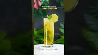 Orange Mojito 🍊 ☀️🍹 #mojito #orange #cocktailbar #cocktails #bar #bartender #drinks