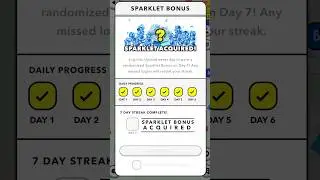 Upland Weekly Sparklet Bonus