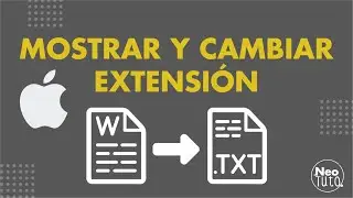 Cambiar y Ocultar extensiones de archivo MAC