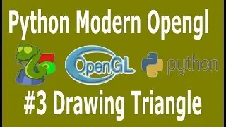 Python Opengl PyOpengl Drawing Triangle #3