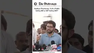Aaditya Thackeray Slams Maharashtra CM | &lsquo;Public Safety Bill or BJP Safety Bill?&rsquo; #shorts