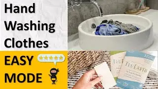 Easy Ways to Hand Wash Your Clothes | Tru Earth Laundry Detergent Sheet Review
