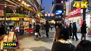 【4K HDR】Night Walk Around Ueno Tokyo - Japan Walking Tour 2021