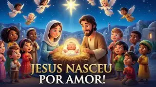 Jesus Nasceu por Amor 🎄 | Louvor Infantil Cristão | Música de Natal