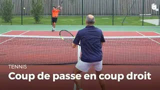 Comment réaliser un coup droit en passing | Tennis