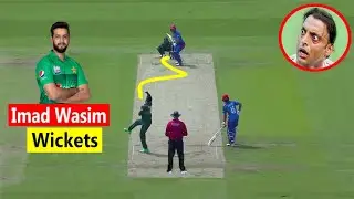 Top 7 Best Wickets of Imad Wasim in Cricket History Ever | Best Swing Deliveries
