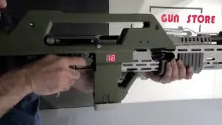 Aliens M41A Pulse Rifle Live Fire Ammo Counter test