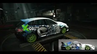 NFS World vinyl tutorial - X Drift