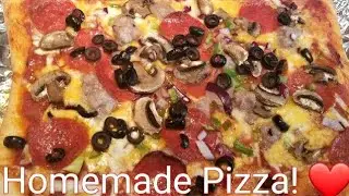 Homemade Pizza With Pillsbury Pizza Crust (Recipe)