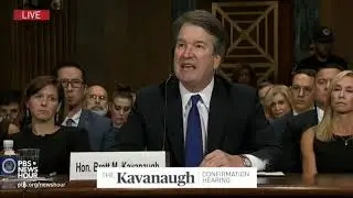 Kavanaugh Lambastes The Partisan &ldquo;Search & Destroy&rdquo; Smears Against Him As A &ldquo;National Disgrace&rdquo;