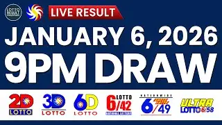 LIVE 9PM PCSO LOTTO RESULTS TODAY JANUARY 6, 2026 | SWERTRES EZ2