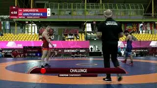 1/8 FS - 70 kg: M. SANGARIEV (FRA) v. N. HARUTYUNYAN (ARM)