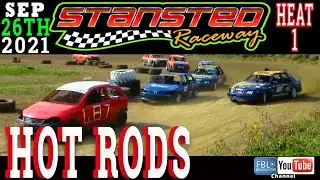 Stansted Raceway. HOT RODS. HEAT 1. 26/09/2021 #Bangerracing #DirtRacing #racing #race #freetowatch
