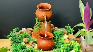 How to make beautiful terracotta water fountain