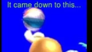 It came down to this shot, on Wii sports resort basketball..