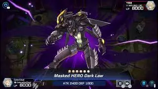 masked hero dark law is broken [Yu-gi-oh! Master Duel]