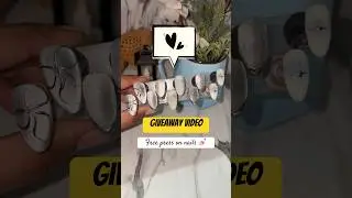 1k subscribers special🥳| Free press on nails giveaway 💅🏻🆓❤️😱 #shorts #giveaway #nails #viral