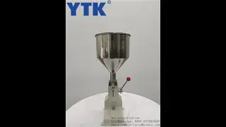 A03 5-50ml manual liquid and viscous liquid paste filler for small business